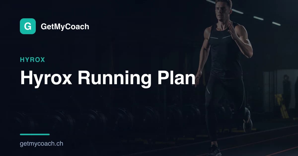 GetMyCoach cover graphic for the Hyrox running plan.